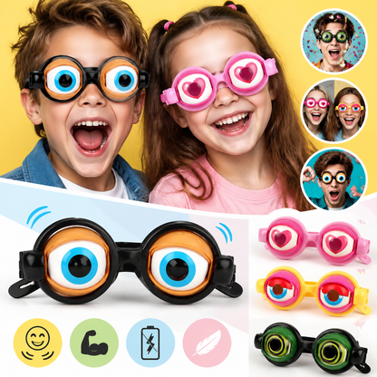 Funny Pull-String Winking Glasses