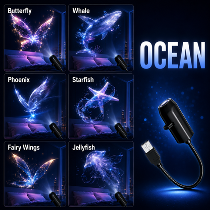 🌌 USB Planet Night Light Projector – Bring the Night Sky Home With Switchable Scenes