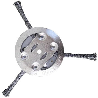 Heavy-Duty Steel Wire Trimmer Head for Cordless Weed Trimmers