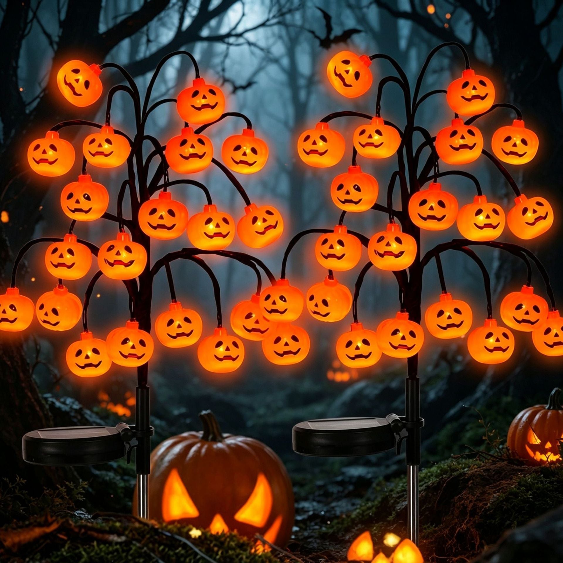 🔥LAST DAY 50% OFF | 20-Pumpkin Solar Stake Lights