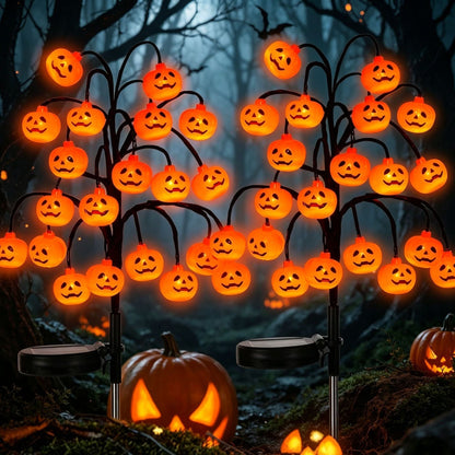 🔥LAST DAY 50% OFF | 20-Pumpkin Solar Stake Lights
