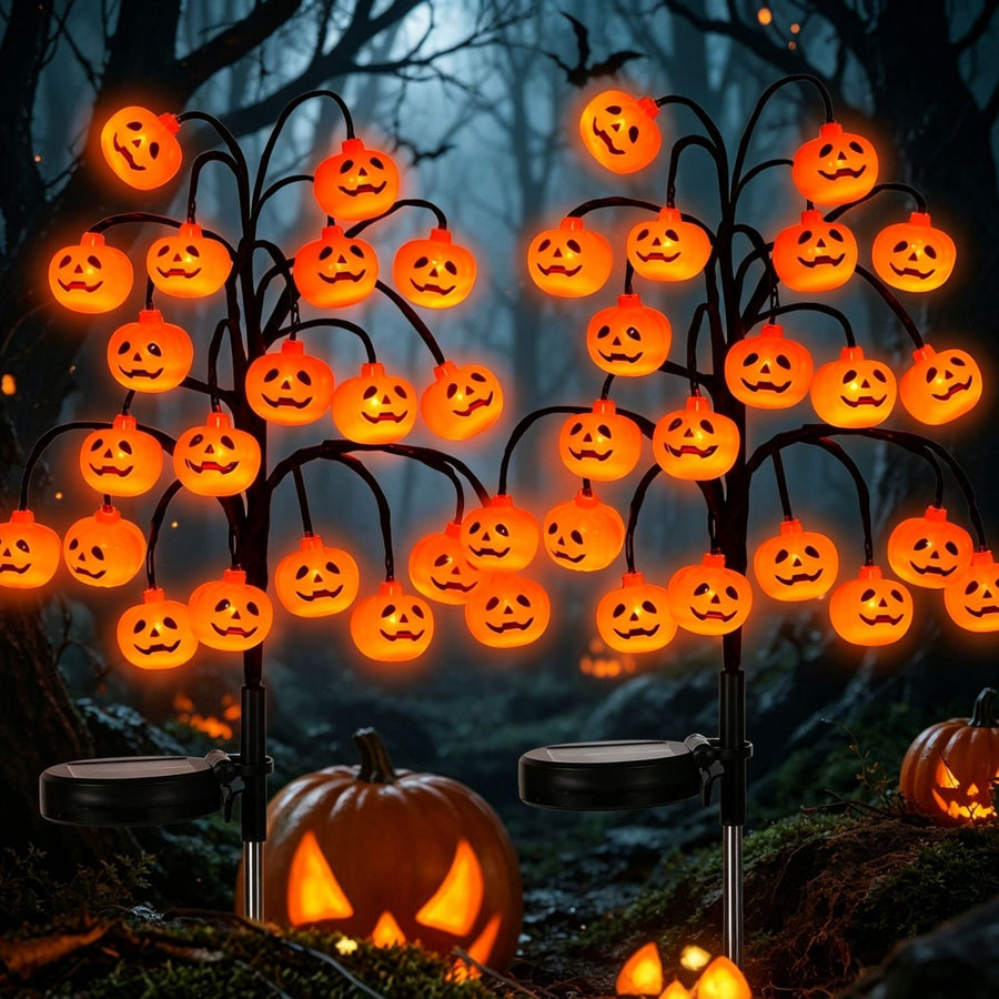 🔥LAST DAY 50% OFF | 20-Pumpkin Solar Stake Lights