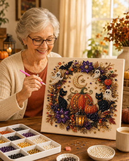 Halloween Pearl Bead Diamond Art Kit