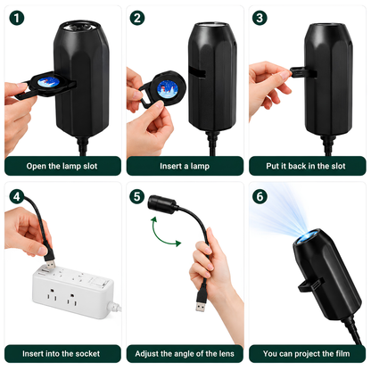 🌌 USB Planet Night Light Projector – Bring the Night Sky Home With Switchable Scenes