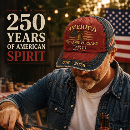 Retro Washed 250th Anniversary Hat