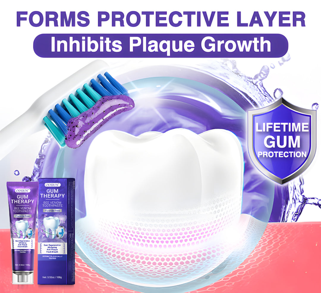 ODEIUN™ Bee Venom Toothpaste | Regrow Gums, Stop Sensitivity & Remove Tartar Naturally.