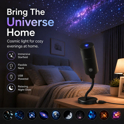 🌌 USB Planet Night Light Projector – Bring the Night Sky Home With Switchable Scenes