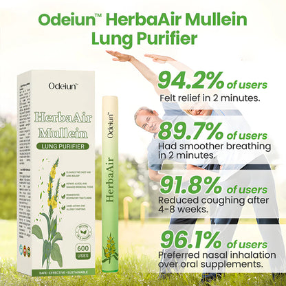 ODEIUN™ Herbal Diffuser: Deep Lung Detox & Respiratory Relief. The Smoker’s Best Companion.