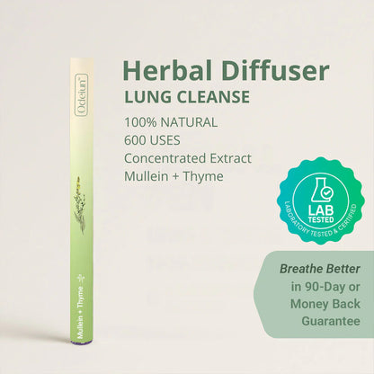 ODEIUN™ Herbal Diffuser: Deep Lung Detox & Respiratory Relief. The Smoker’s Best Companion.