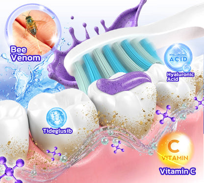 ODEIUN™ Bee Venom Toothpaste | Regrow Gums, Stop Sensitivity & Remove Tartar Naturally.