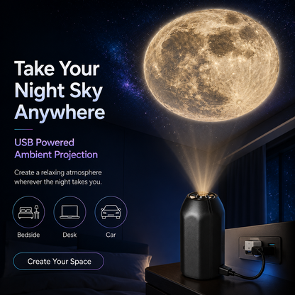 🌌 USB Planet Night Light Projector – Bring the Night Sky Home With Switchable Scenes