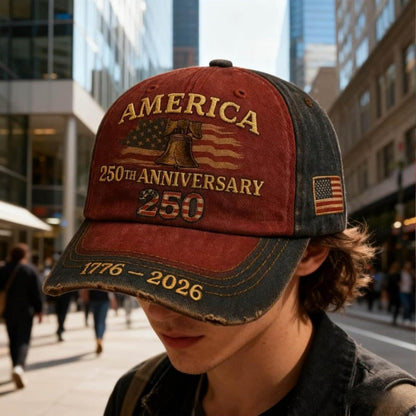 Retro Washed 250th Anniversary Hat