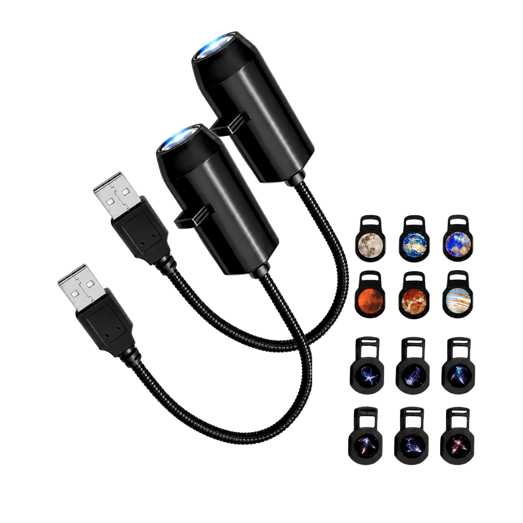 🌌 USB Planet Night Light Projector – Bring the Night Sky Home With Switchable Scenes