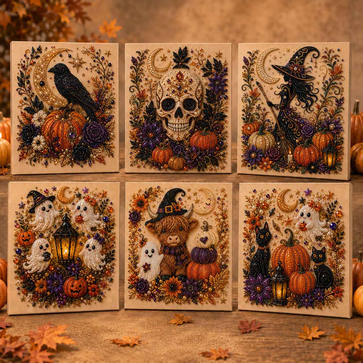 Halloween Pearl Bead Diamond Art Kit